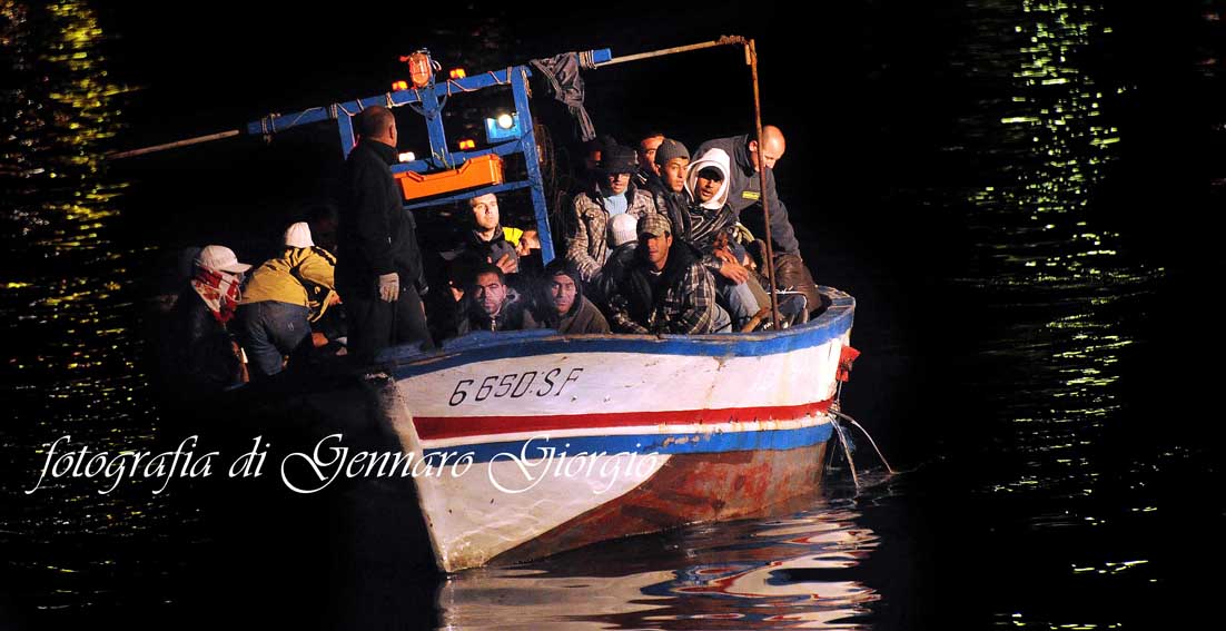 "Lampedusa sbarco immigrati "